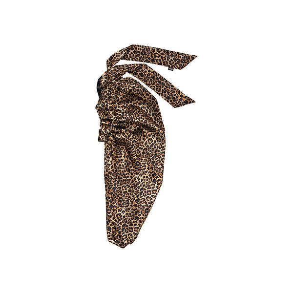 KISS - RED RUFFLE TIE BONNET BRAID BLACK