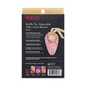 KISS - RED RUFFLE TIE BONNET BRAID BABY PINK