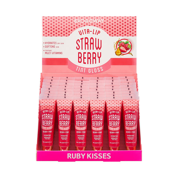 KISS - RK BWY LIP GLOSS DBX - STRAWBERRY