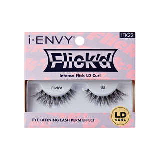 KISS - False Lashes Flick'd LD-Curl Strip Lashes IFK22