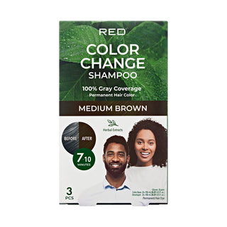 KISS - COLOR CHANGE SHAMPOO MEDIUM BROWN