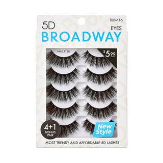 KISS - BROADWAY 5 PAIR MULTIPACK - 16