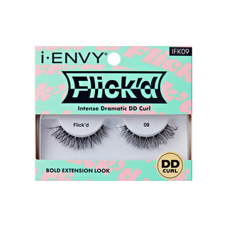 KISS - False Lashes Flick'd D-Curl Strip Lashes IFK09