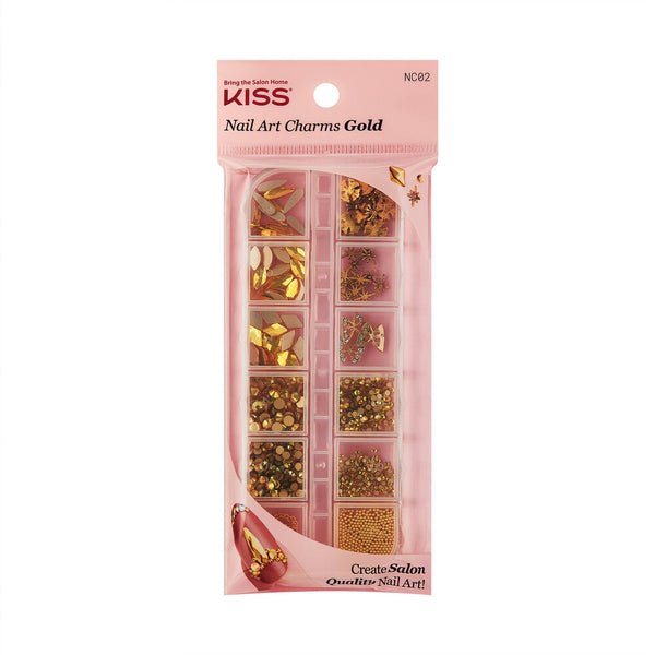 KISS - NAIL ART CHARMS - GOLD