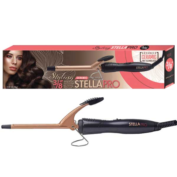 STELLA PRO - Professional Ceramic Curling Iron 3/8