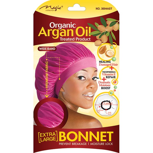 MAGIC COLLECTION - Argan Oil Infused Extra Large Bonnet ASSORTED