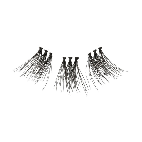 KISS - IEK 3D TRIO TRIPLE BLACK INDIVIDUAL EYELASHES - MEDIUM