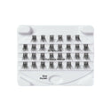 KISS - IEK 3D TRIO TRIPLE BLACK INDIVIDUAL EYELASHES - MEDIUM