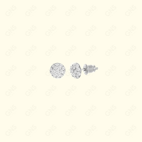 GNS - Silver Round Earring (ET111S)