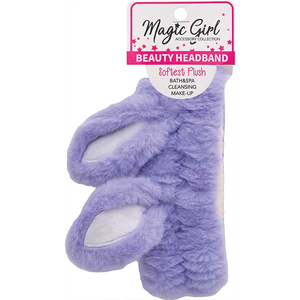 MAGIC GIRL - HEAD BAND BEAUTY SOFTEST PLUSH MAKEUP [RABBIT] #HWR-BEA0502