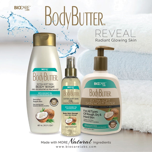 BIOCARE LABS - Body Butter Body Wash Extra Soft Coconut