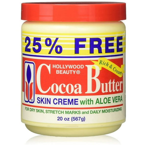 HollyWood Beauty - Cocoa Butter Skin Creme W/ Aloe Vera