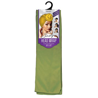 Buy olive MAGIC COLLECTION - Jersey Head Wrap 25"X72" SOLID