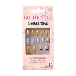 KISS - GF LITTLE DIVA STICKER NAILS-QUITETIME (BLL08)