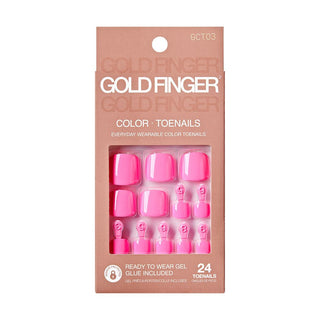 KISS - GF SOLID COLORS TOENAILS - BLUSHING