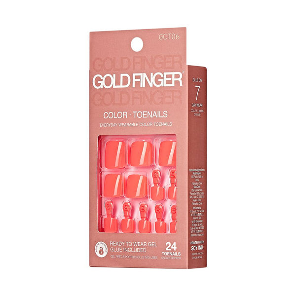KISS - GF SOLID COLORS TOENAILS - STORY LINES