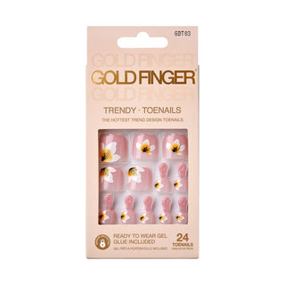 KISS - GF TRENDY TOENAILS - HONEY DAISY