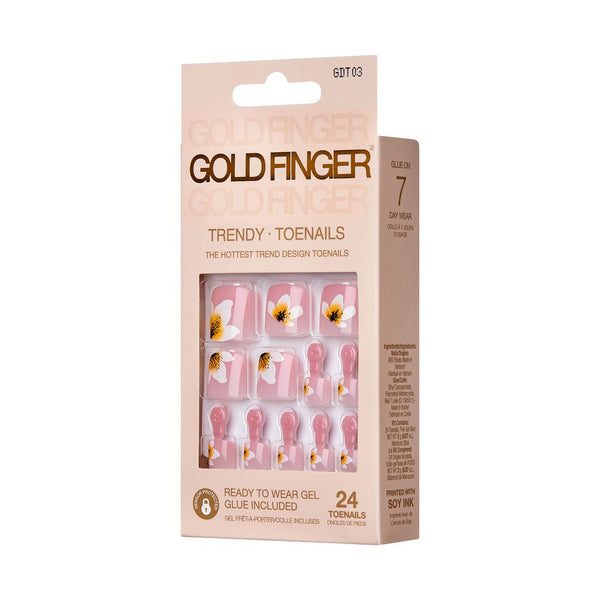 KISS - GF TRENDY TOENAILS - HONEY DAISY