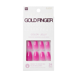 KISS - GOLD FINGER JELLY COLOR - SNOWY