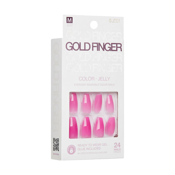 KISS - GOLD FINGER JELLY COLOR - SNOWY