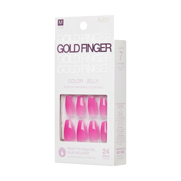 KISS - GOLD FINGER JELLY COLOR - SNOWY