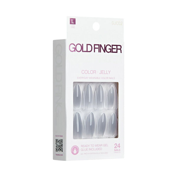 KISS - GOLD FINGER JELLY COLOR - CLOUDY