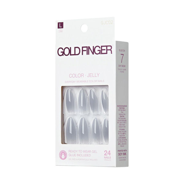 KISS - GOLD FINGER JELLY COLOR - CLOUDY
