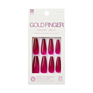 KISS - GOLD FINGER JELLY COLOR - GRAPE JUICE
