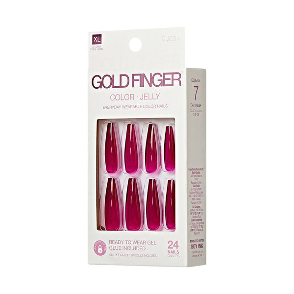 KISS - GOLD FINGER JELLY COLOR - GRAPE JUICE