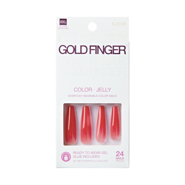 KISS - GOLD FINGER JELLY COLOR - ORANGE BURST