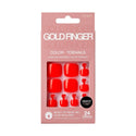 KISS - GF COLOR WIDER FIT TOENAILS - BLOODLINE