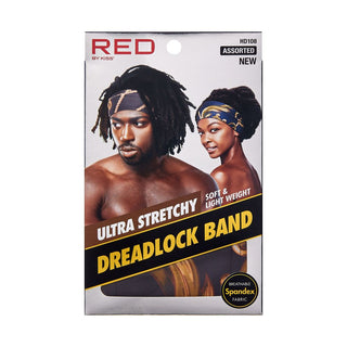 KISS - RED SILKY SPANDEX DREADLOCK BAND ASSORTED
