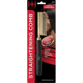 ANNIE - Hot & Hotter Thermal Straightening Comb Medium Teeth Curved