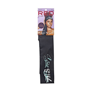 KISS - RED FASHION SILKY SATIN EDGE SCARF SUPERGIRL