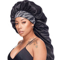 KISS - RED DIAMOND BLING BONNET BRAID BLACK ZEBRA