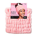 KISS - RED WIDE SPA HEADBAND PINK