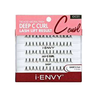 KISS - IEK DEEP C CURL INDIVIDUAL EYELASHES - SHORT