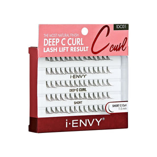 KISS - IEK DEEP C CURL INDIVIDUAL EYELASHES - SHORT