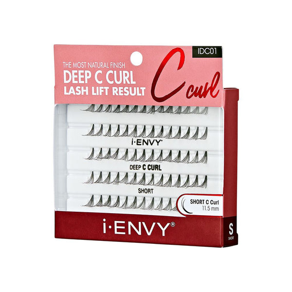 KISS - IEK DEEP C CURL INDIVIDUAL EYELASHES - SHORT