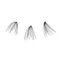 KISS - IEK DEEP C CURL INDIVIDUAL EYELASHES - SHORT