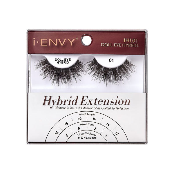 KISS - IEK HYBRID EYELASHES EXTENSION - 01