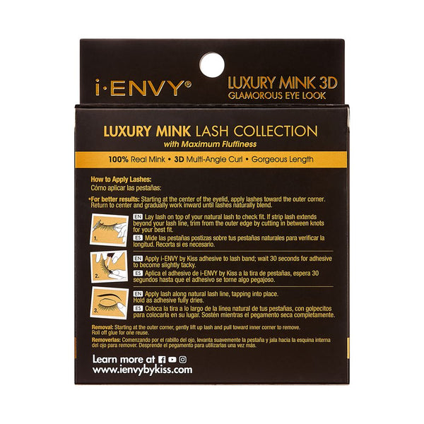 KISS - IEK MULTI LUXURY MINK EYELASHES COLLECTION 01