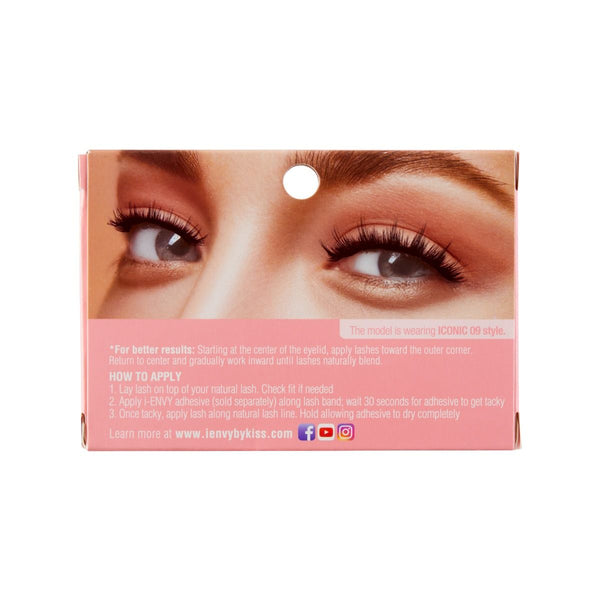 KISS - IEK 3D COLLECTION NATURAL EYELASHES - 09