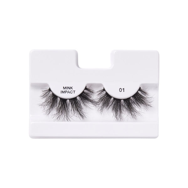 KISS - IEK 3D COLLECTION MINK IMPACT EYELASHES 01