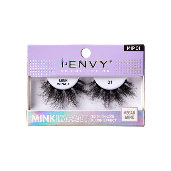 KISS - IEK 3D COLLECTION MINK IMPACT EYELASHES 01