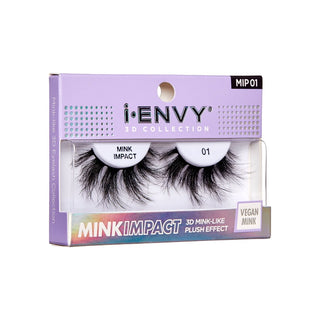 KISS - IEK 3D COLLECTION MINK IMPACT EYELASHES 01