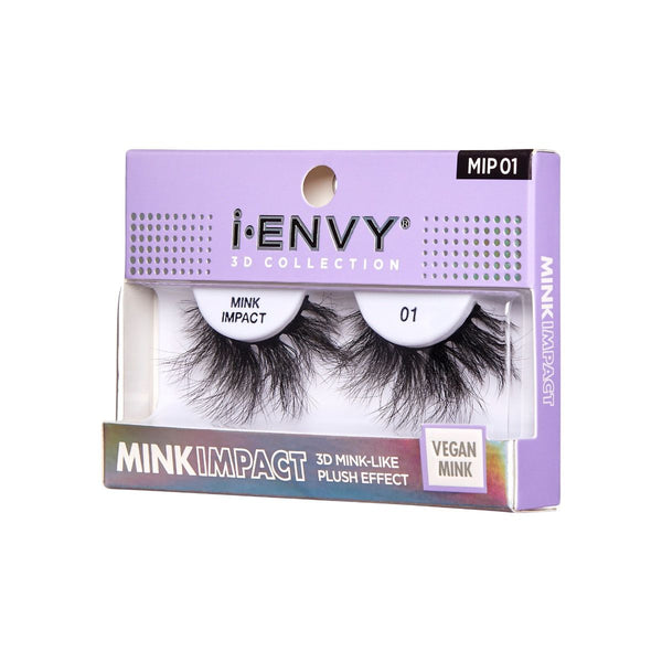 KISS - IEK 3D COLLECTION MINK IMPACT EYELASHES 01