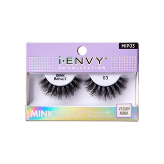 KISS - IEK 3D COLLECTION MINK IMPACT EYELASHES 03