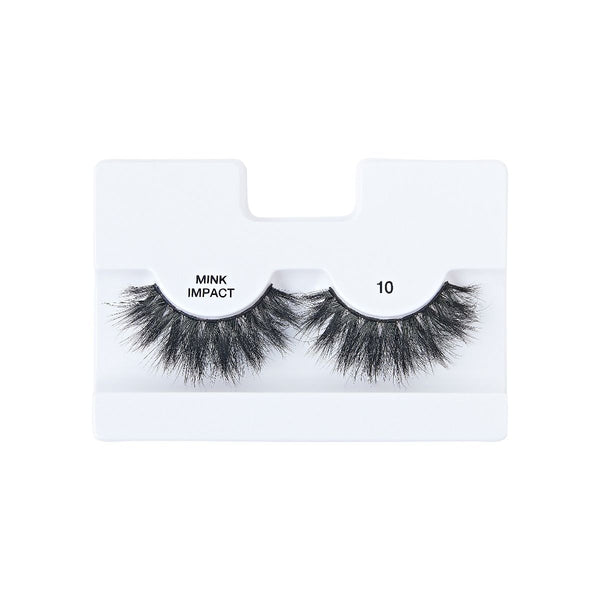 KISS - IEK 3D COLLECTION MINK IMPACT EYELASHES 10