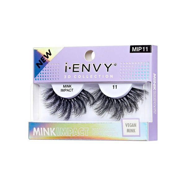 KISS - IEK 3D COLLECTION MINK IMPACT EYELASHES 11